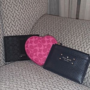 Coach & Kate spade wallet combo!
